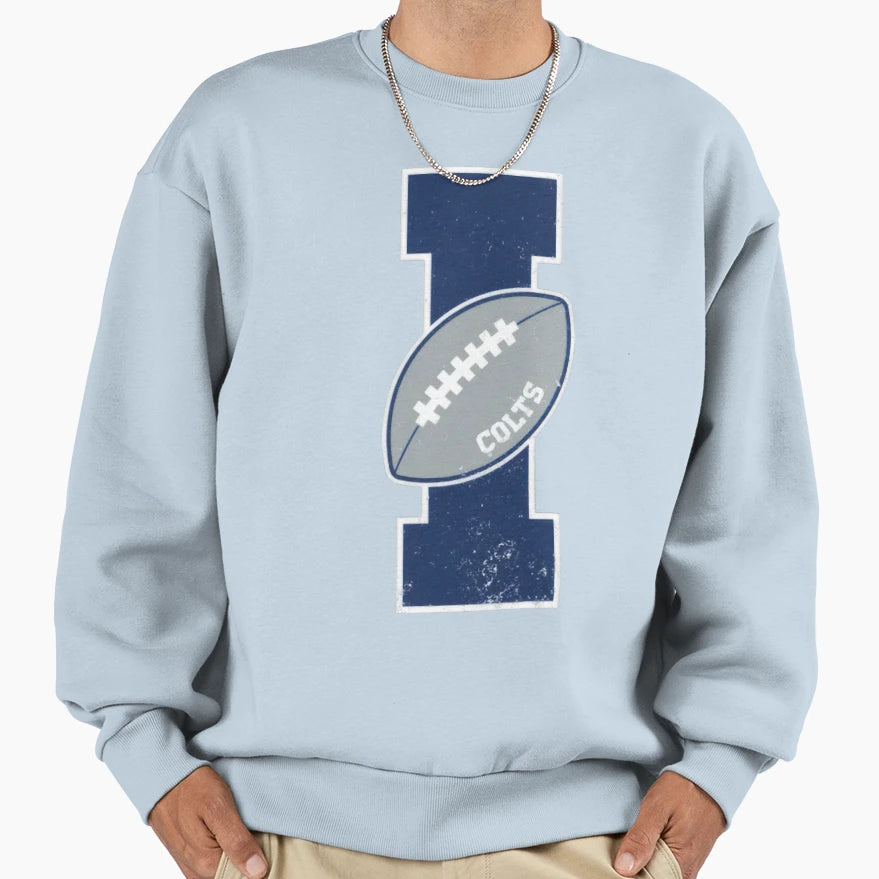 Art Indianapolis Colts Sweatshirt - Fun Novelty Design for Adults - T-Shirt, Sweatshirt, Hoodie