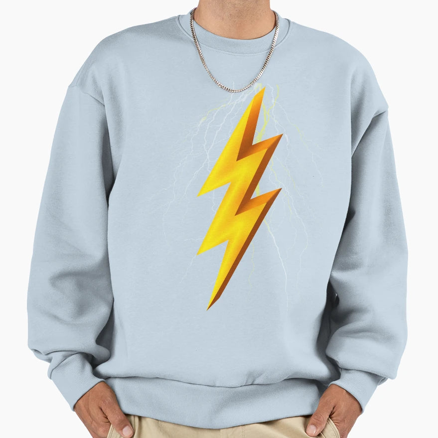 Zeus Lightning Lightning Bolt Sweatshirt - Aesthetic Graphic for Adults - T-Shirt, Sweatshirt, Hoodie