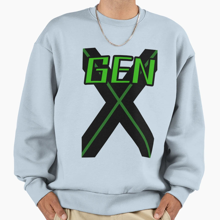 Generation X Sweatshirt - Casual Everyday Wear for Adults - T-Shirt, Sweatshirt, Hoodie