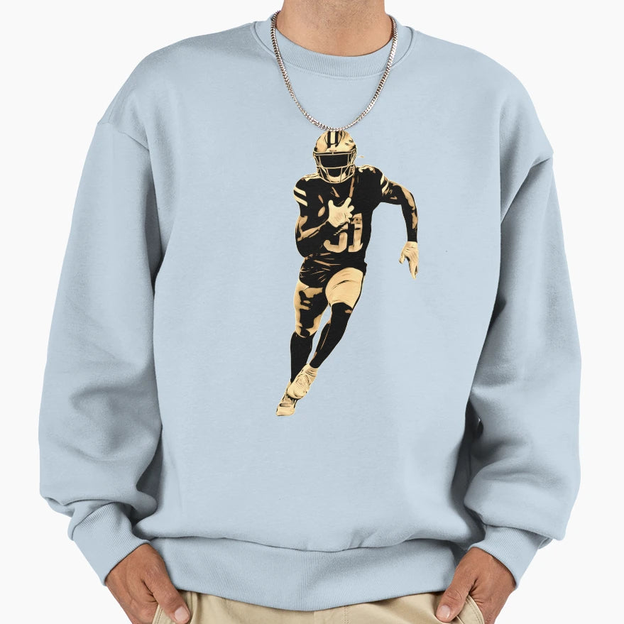 American Football Sweatshirt - Graphic Print Unisex - T-Shirt, Sweatshirt, Hoodie