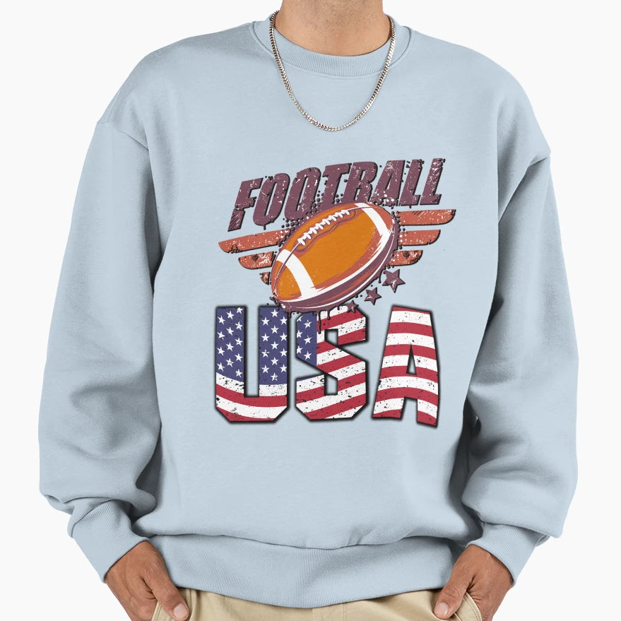 American Football Usa America Sport Sweatshirt - Streetwear Style Unisex - T-Shirt, Sweatshirt, Hoodie