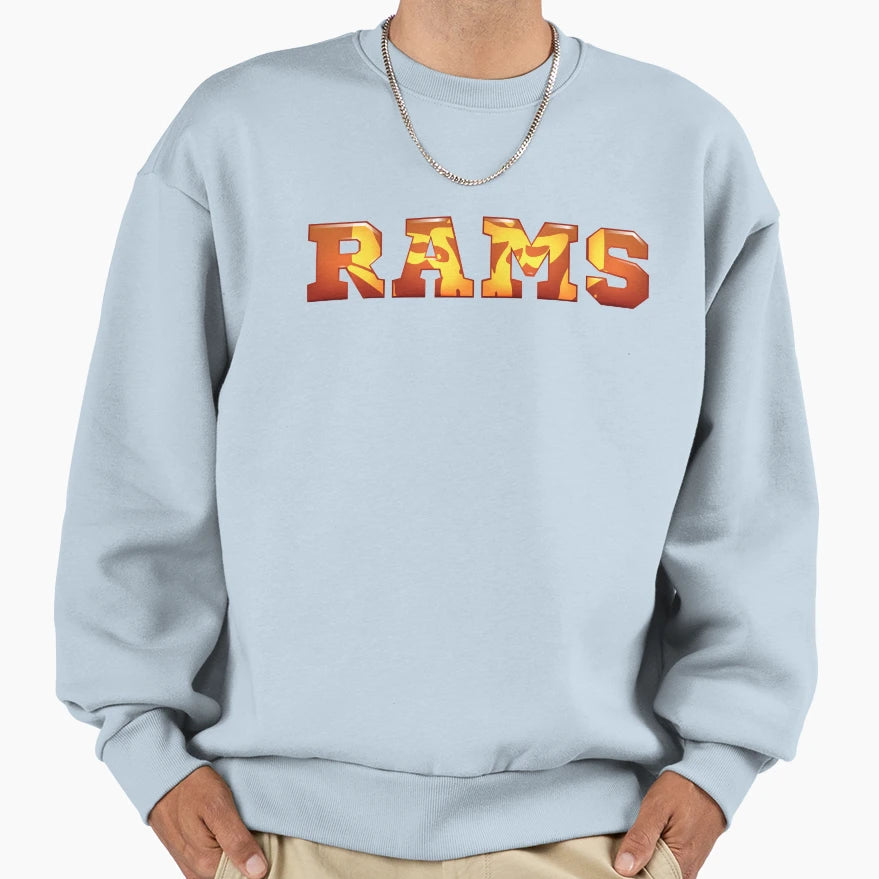 Rockford Rams 1 Sweatshirt - Novelty Apparel for Adults - T-Shirt, Sweatshirt, Hoodie