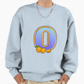 Alphabet Letter O Sweatshirt - Minimalist Print Unisex - T-Shirt, Sweatshirt, Hoodie