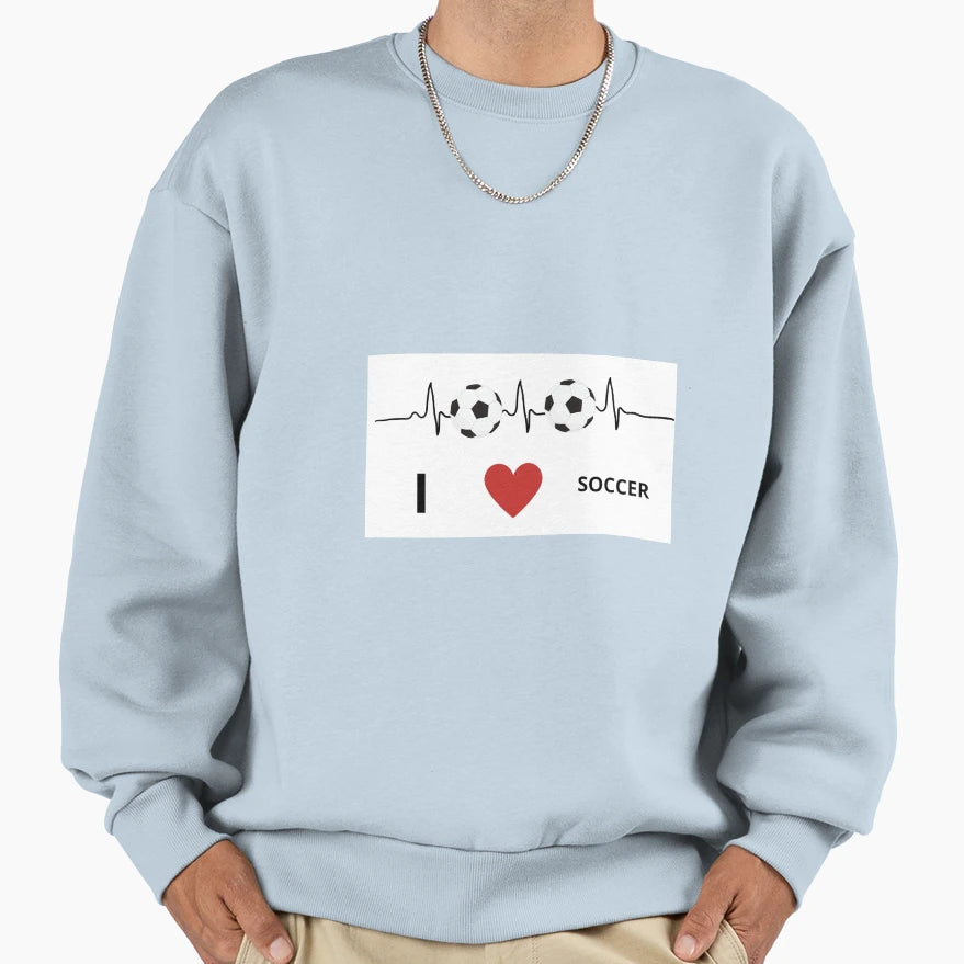 Soccer Sweatshirt - Unique Graphic Unisex - T-Shirt, Sweatshirt, Hoodie