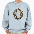 Letter O Leopard Cheetah Monogram Sweatshirt - Streetwear Style Unisex - T-Shirt, Sweatshirt, Hoodie