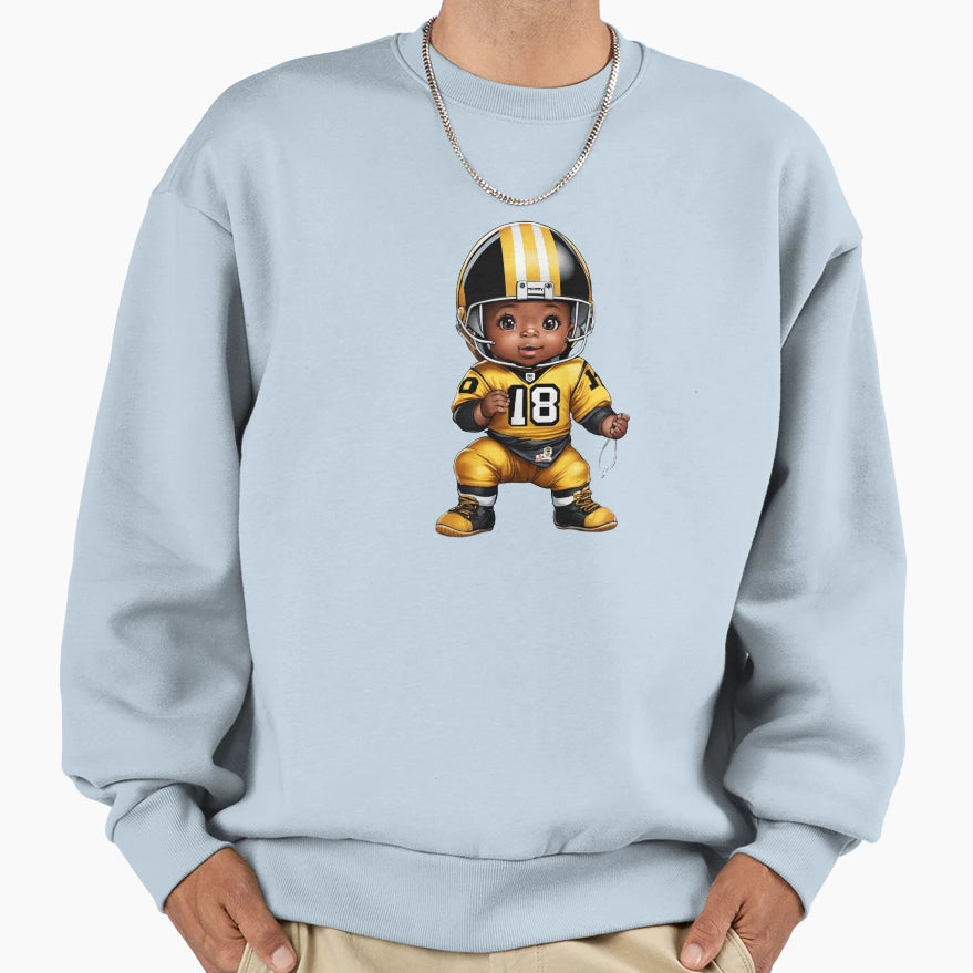 Football Two Sweatshirt - Trendy Graphic Unisex - T-Shirt, Sweatshirt, Hoodie