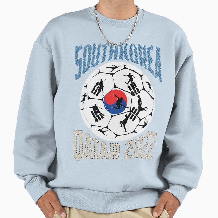 Southkorea World Cup Qatar 2022 Sweatshirt - Minimalist Print Unisex - T-Shirt, Sweatshirt, Hoodie