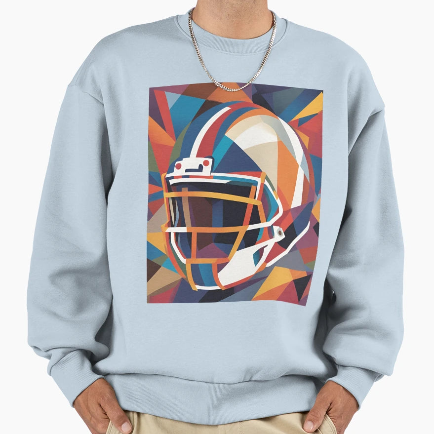 Geometric Multi Colored Patterned Sweatshirt - Aesthetic Graphic Unisex - T-Shirt, Sweatshirt, Hoodie