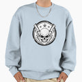 Gothic Skull Emblem Surrounded Sweatshirt - Streetwear Style Unisex - T-Shirt, Sweatshirt, Hoodie