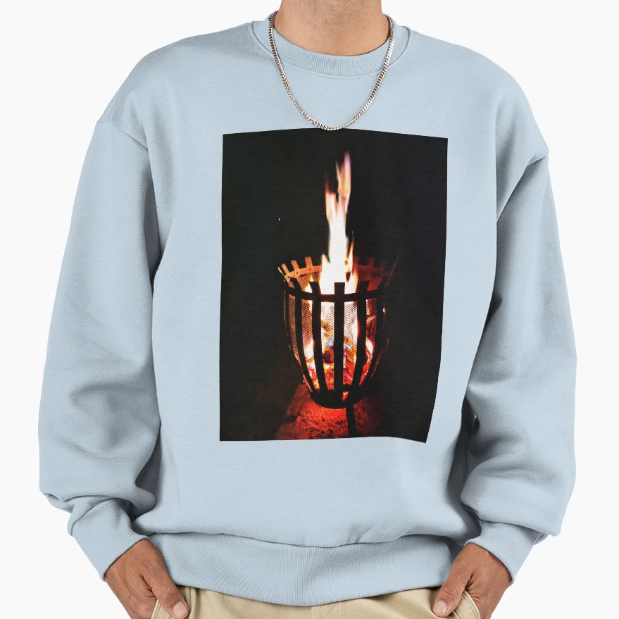 Warming Fire Sweatshirt - Novelty Apparel for Adults - T-Shirt, Sweatshirt, Hoodie