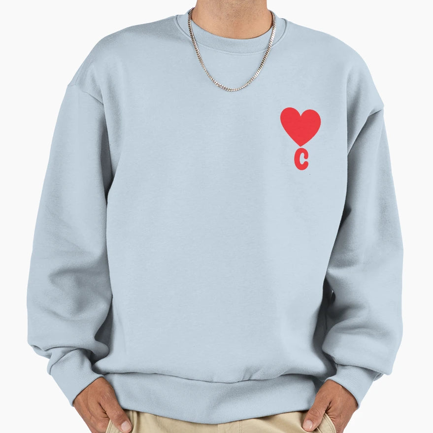 Love Alphabet Letter C Sweatshirt - Fun Novelty Design for Adults - T-Shirt, Sweatshirt, Hoodie