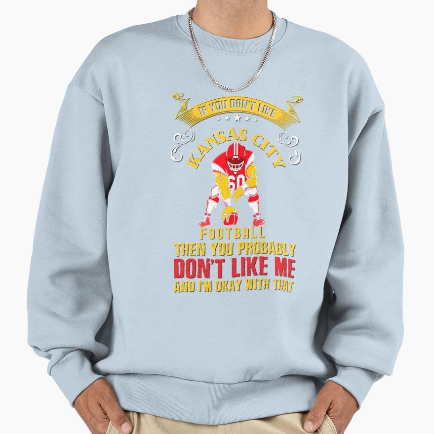 Kansas City Chiefs Football Arrowhead Sweatshirt - Custom Art Print Unisex - T-Shirt, Sweatshirt, Hoodie