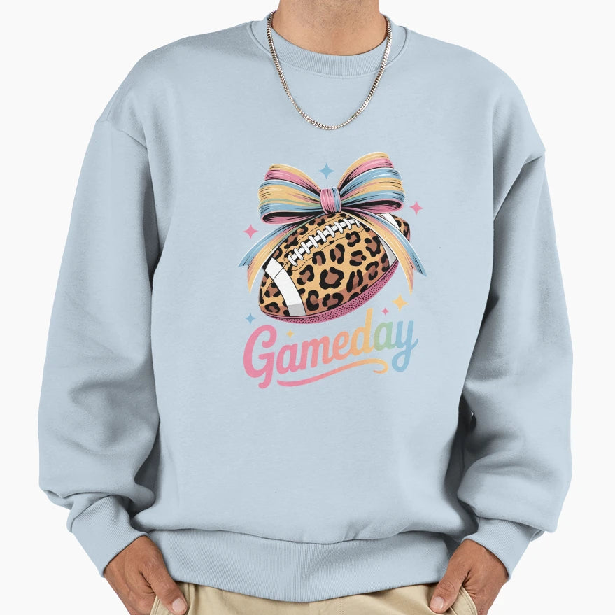 Touchdown Leopard American Sweatshirt - Custom Art Print for Adults - T-Shirt, Sweatshirt, Hoodie