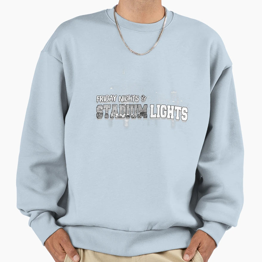 Friday Nights And Stadium Lights Sweatshirt - Unique Graphic for Adults - T-Shirt, Sweatshirt, Hoodie