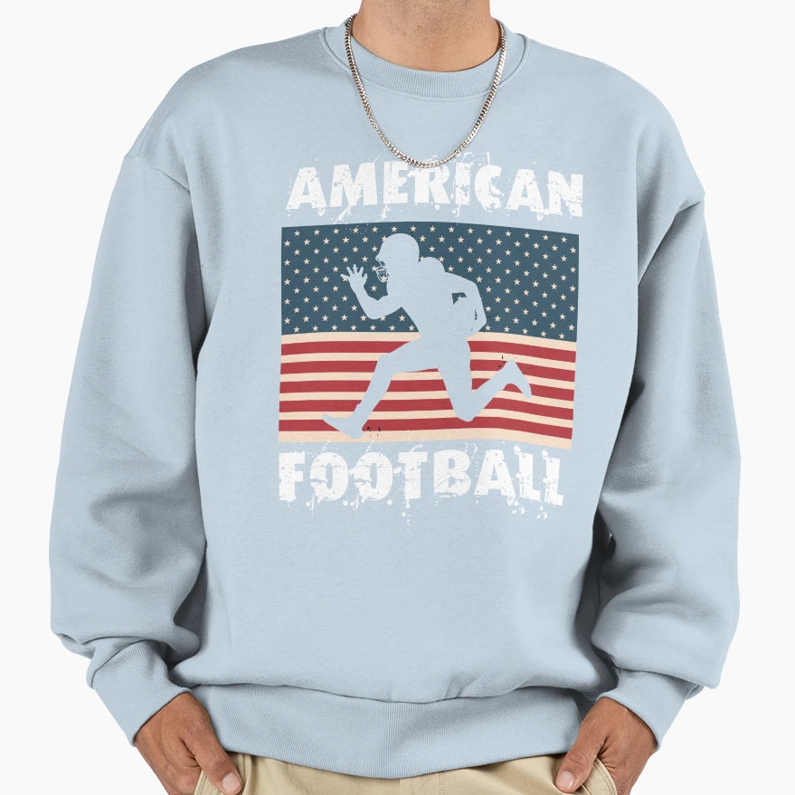 American Football Sweatshirt - Custom Art Print for Adults - T-Shirt, Sweatshirt, Hoodie