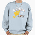 Behind Every Good Lineman Is Mom Sweatshirt - Novelty Apparel Men Women - T-Shirt, Sweatshirt, Hoodie