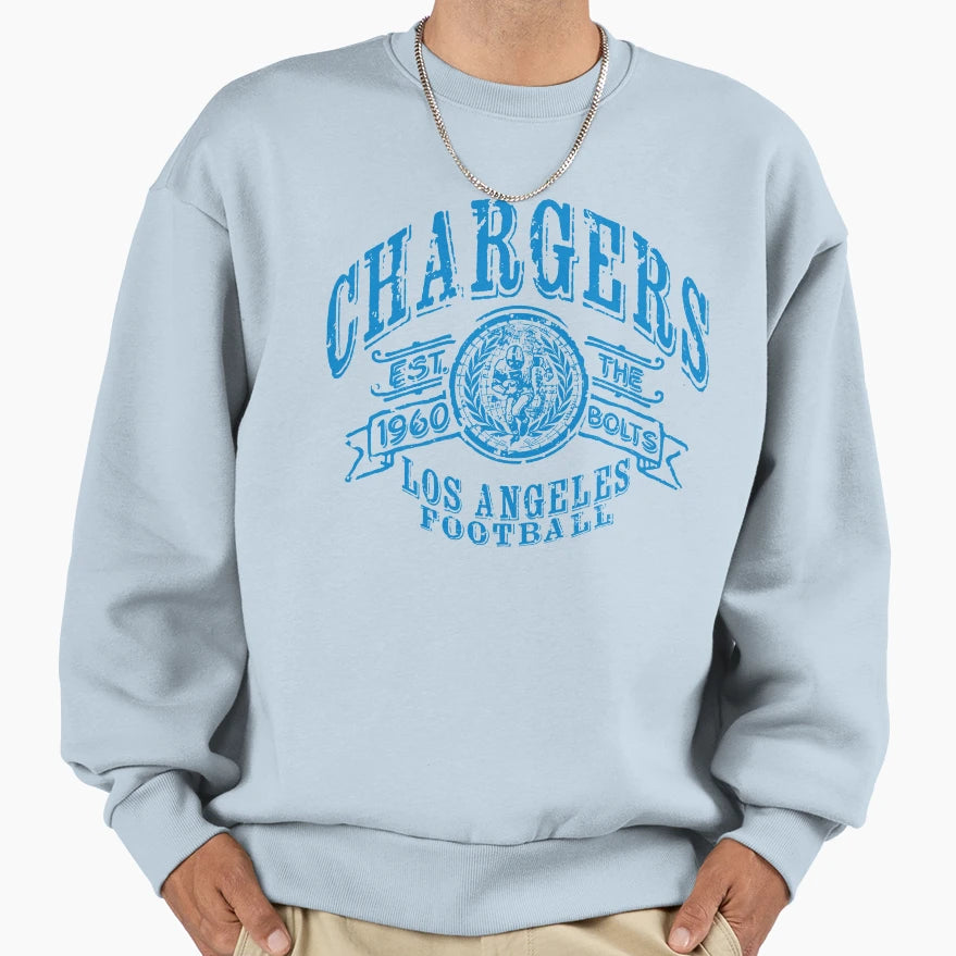 Chargers Football Sweatshirt - Streetwear Style Men Women - T-Shirt, Sweatshirt, Hoodie