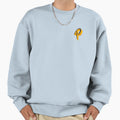 Yellow Letter P Initial Sweatshirt - Streetwear Style Men Women - T-Shirt, Sweatshirt, Hoodie