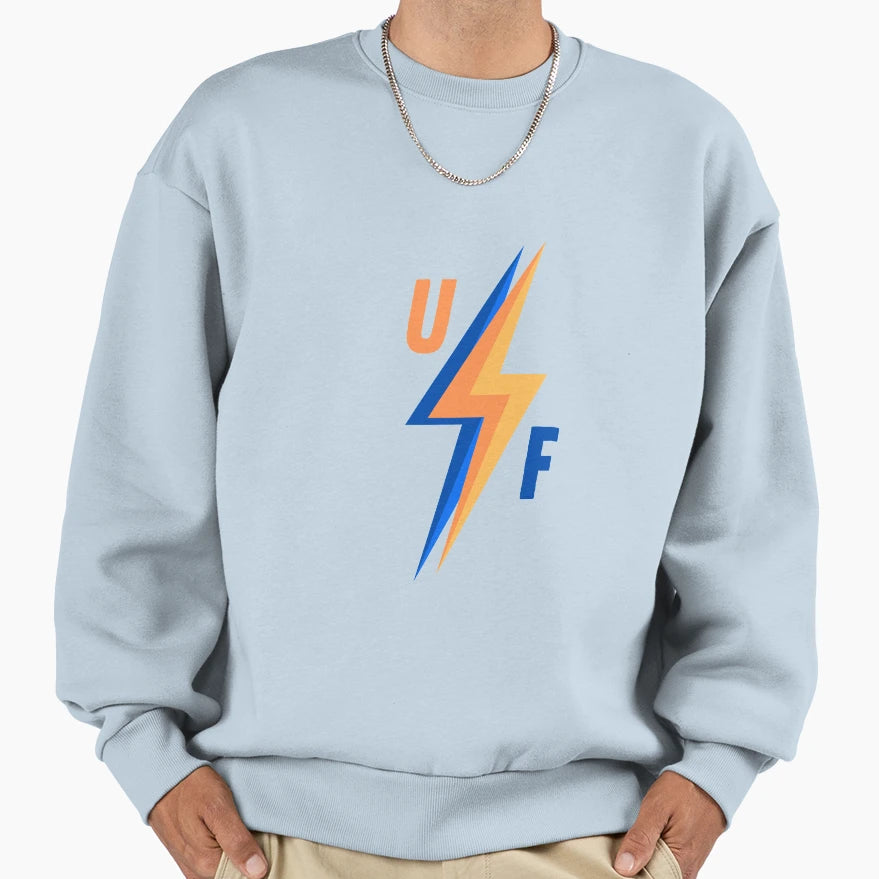 Uf Lightning Bolt Sweatshirt - Fun Novelty Design Unisex - T-Shirt, Sweatshirt, Hoodie