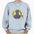 Skull Handball Sports Sweatshirt - Aesthetic Graphic Unisex - T-Shirt, Sweatshirt, Hoodie