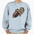Football Love Leopard Sweatshirt - Minimalist Print Unisex - T-Shirt, Sweatshirt, Hoodie
