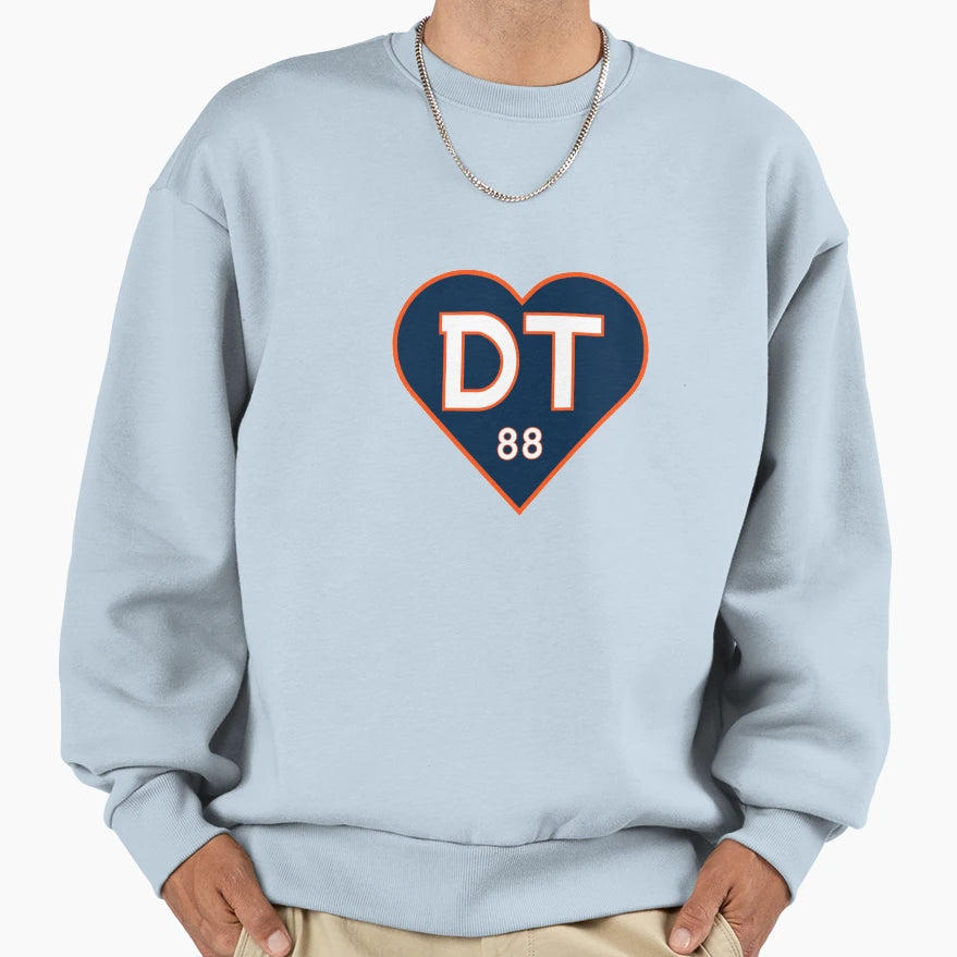 Demaryius Thomas Heart Dt88 Sweatshirt - Fun Novelty Design Men Women - T-Shirt, Sweatshirt, Hoodie