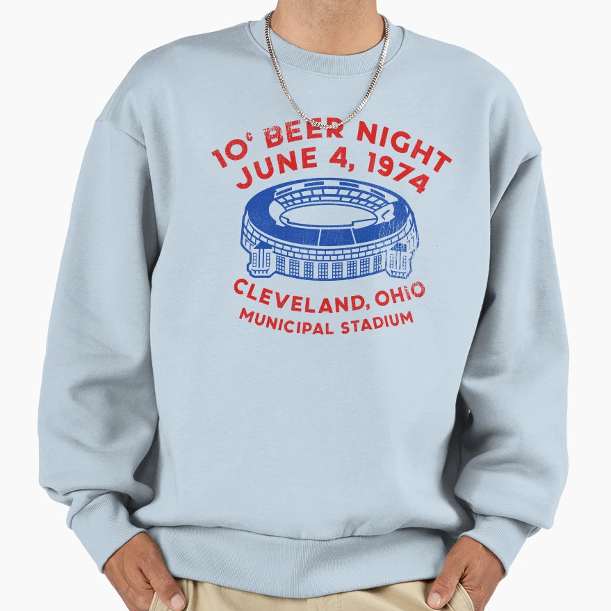 Municipal Stadium 10 Cent Sweatshirt - Casual Everyday Wear for Adults - T-Shirt, Sweatshirt, Hoodie