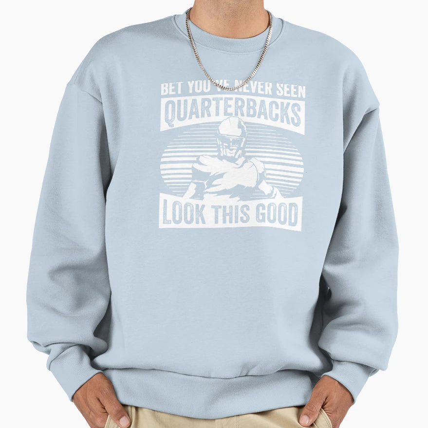 Football Quarterbacks Security Funny Sweatshirt - Graphic Print Unisex - T-Shirt, Sweatshirt, Hoodie