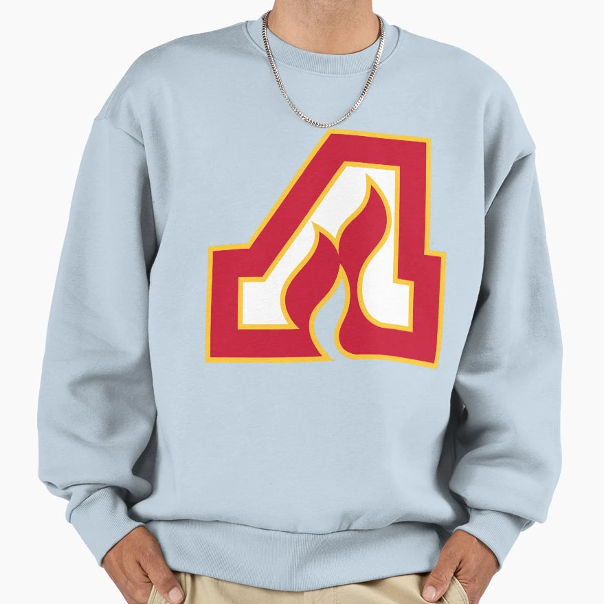 Atlanta Flames Logo Sweatshirt - Trendy Graphic Unisex - T-Shirt, Sweatshirt, Hoodie