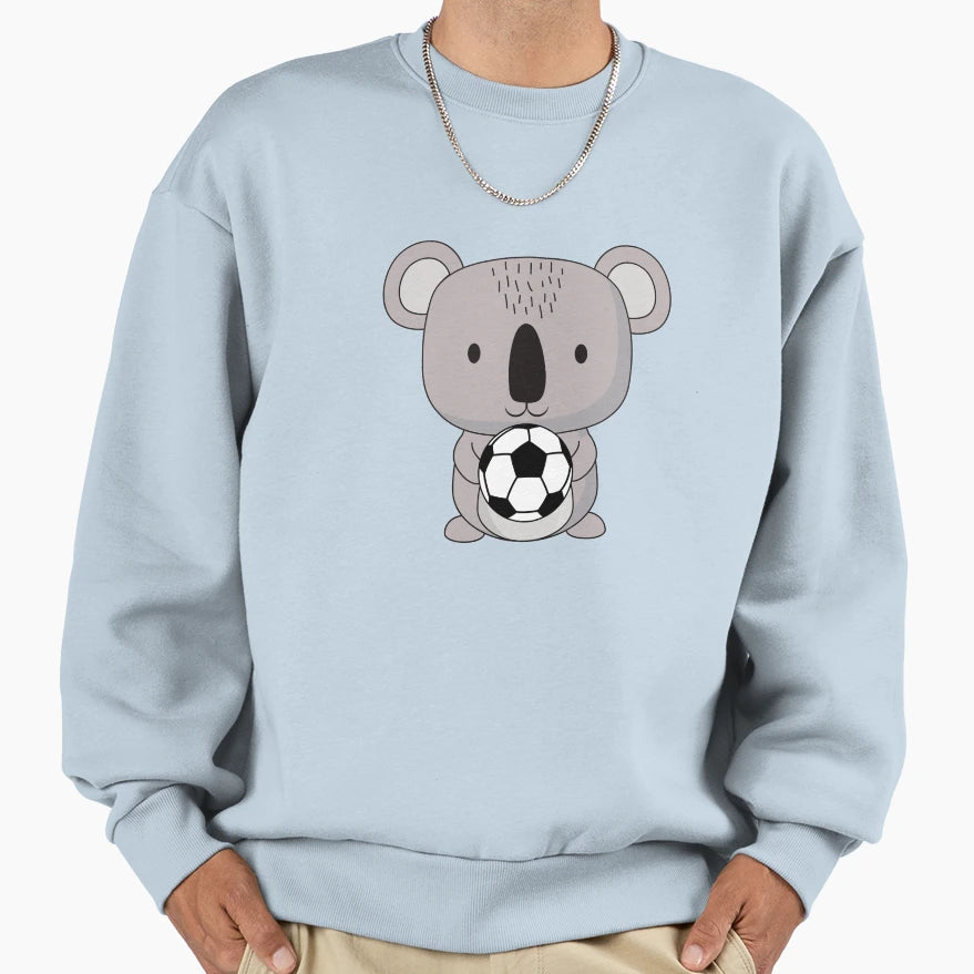 Koala Soccer Ball Sweatshirt - Custom Art Print Unisex - T-Shirt, Sweatshirt, Hoodie