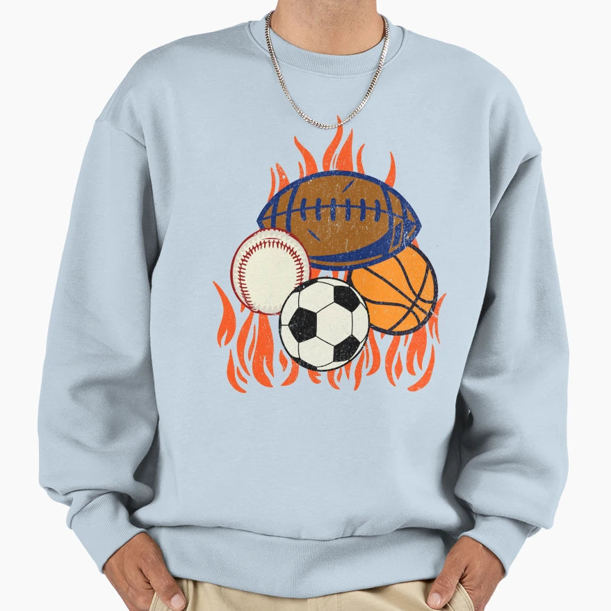 Sports Sweatshirt - Aesthetic Graphic Unisex - T-Shirt, Sweatshirt, Hoodie