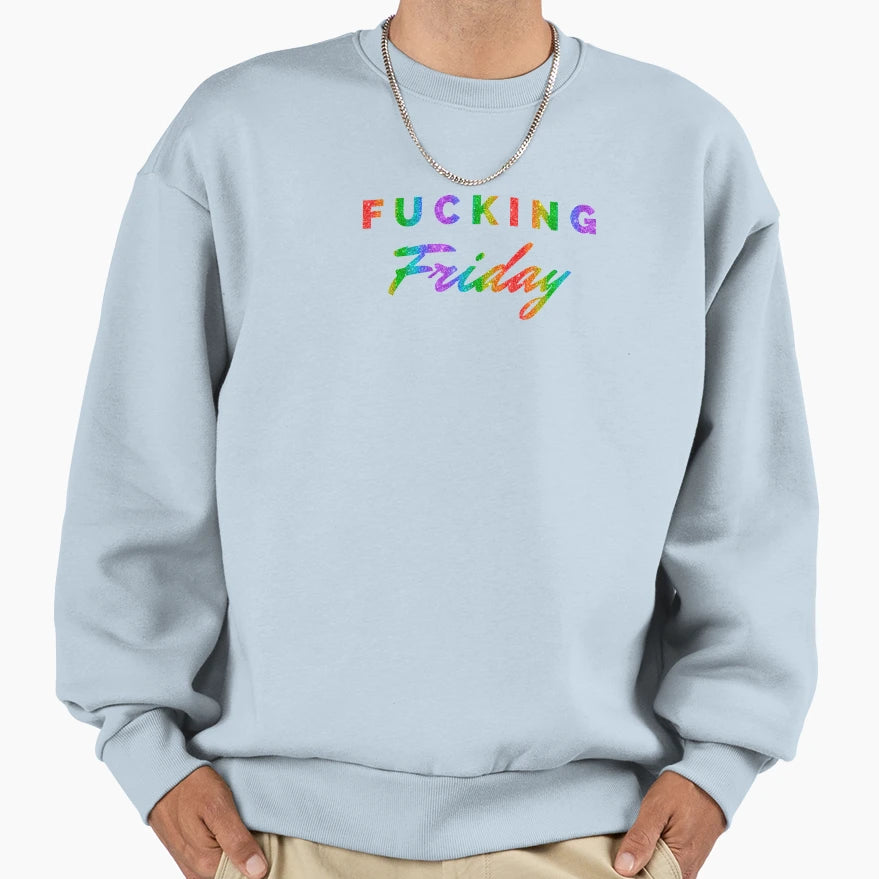 Fucking Friday Mugs Sweatshirt - Casual Everyday Wear Unisex - T-Shirt, Sweatshirt, Hoodie