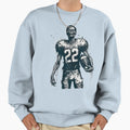 Halloween Zombie American Football Sweatshirt - Trendy Graphic Unisex - T-Shirt, Sweatshirt, Hoodie
