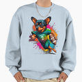 Dachshund Pinscher Chihuahua Sweatshirt - Fun Novelty Design for Adults - T-Shirt, Sweatshirt, Hoodie