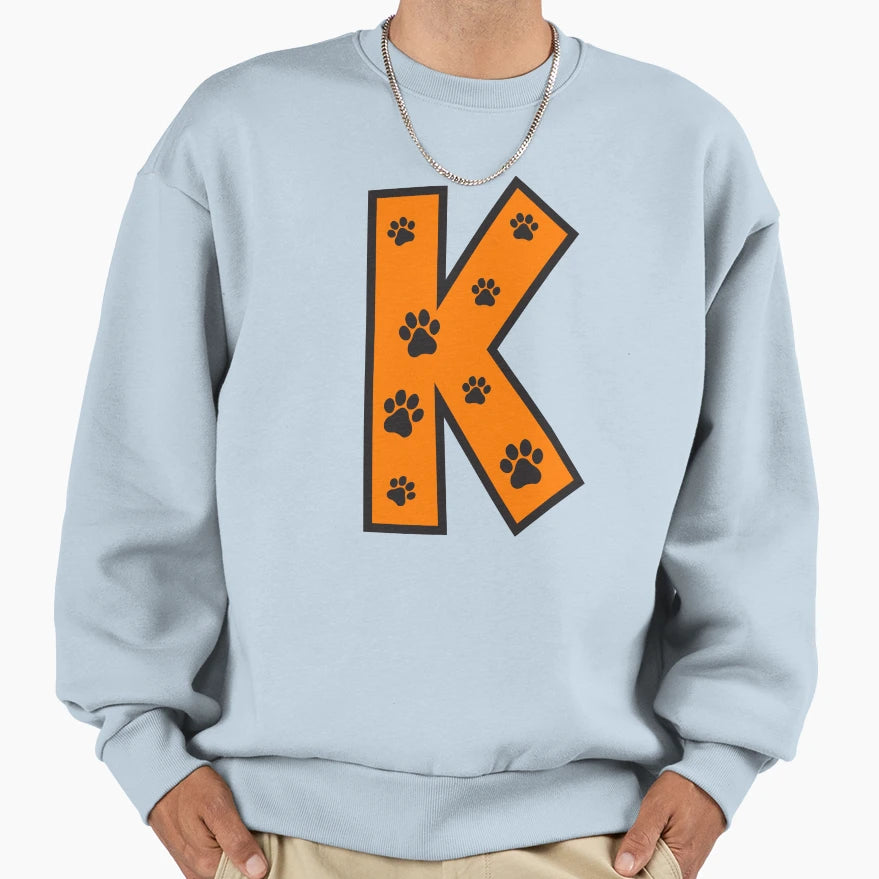 Paw Alphabet Sweatshirt - Casual Everyday Wear Men Women - T-Shirt, Sweatshirt, Hoodie