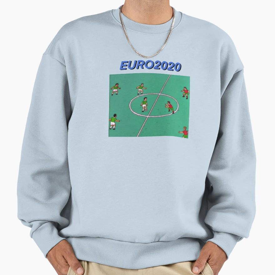 Simpsons Euro Sweatshirt - Minimalist Print for Adults - T-Shirt, Sweatshirt, Hoodie