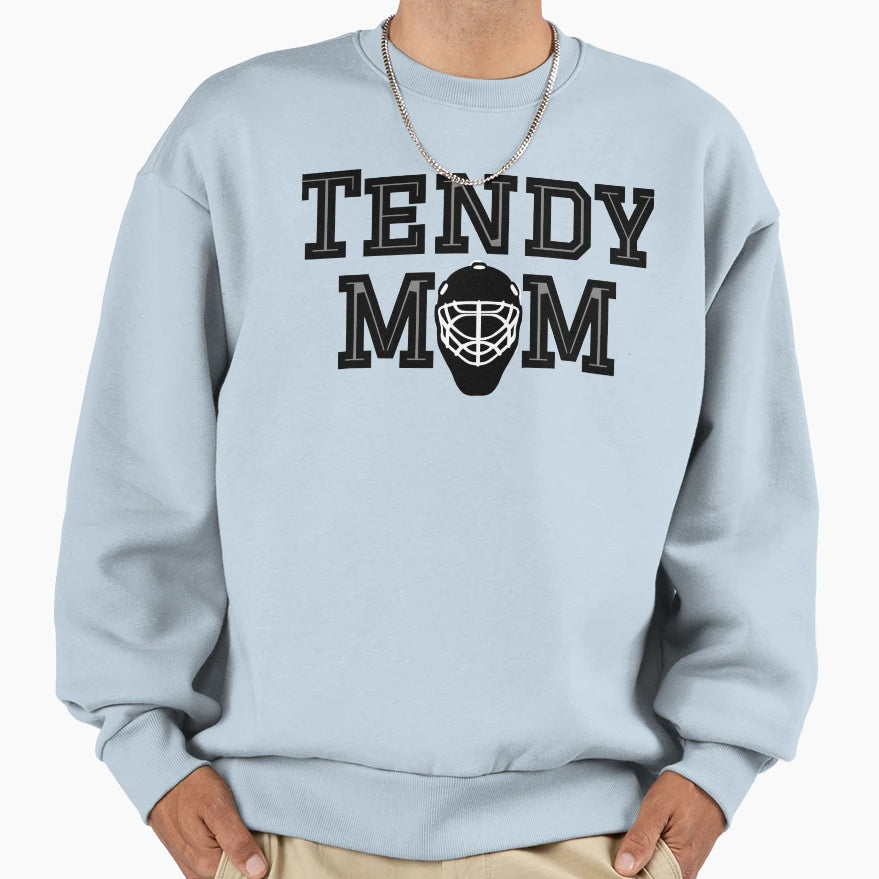 Hockey Tendy Mom Sweatshirt - Aesthetic Graphic Men Women - T-Shirt, Sweatshirt, Hoodie