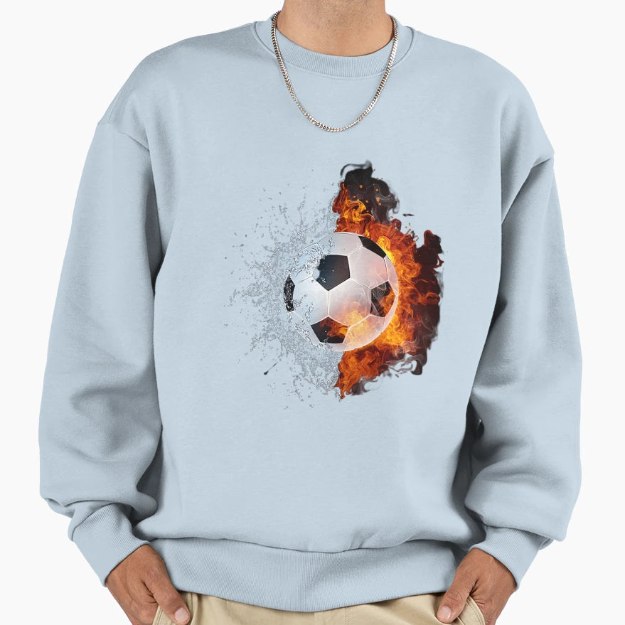 Soccer Ball Sweatshirt - Novelty Apparel for Adults - T-Shirt, Sweatshirt, Hoodie