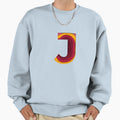 J Letter Monogram Sweatshirt - Fun Novelty Design Men Women - T-Shirt, Sweatshirt, Hoodie