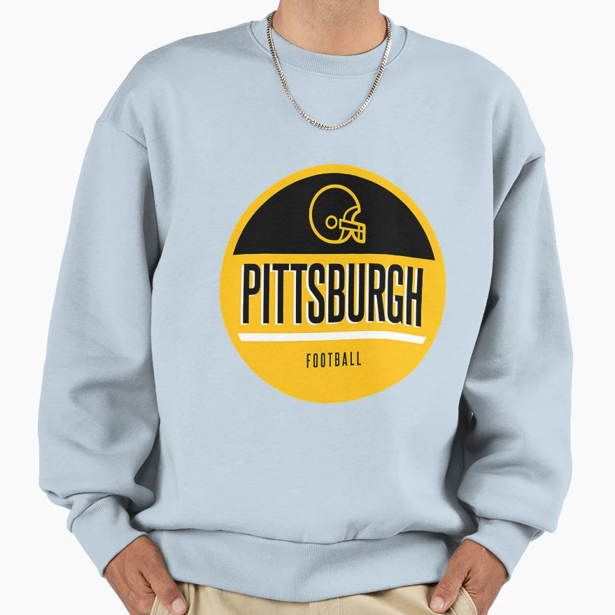 Pittsburgh Football Sweatshirt - Graphic Print for Adults - T-Shirt, Sweatshirt, Hoodie