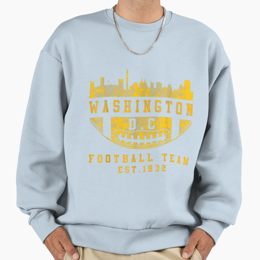 Washington Football Sports Sweatshirt - Casual Everyday Wear Men Women - T-Shirt, Sweatshirt, Hoodie