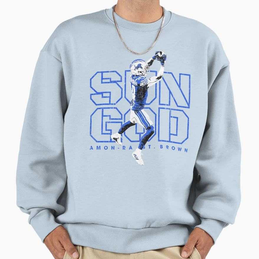 Amon Ra St Brown Variant Sweatshirt - Novelty Apparel for Adults - T-Shirt, Sweatshirt, Hoodie