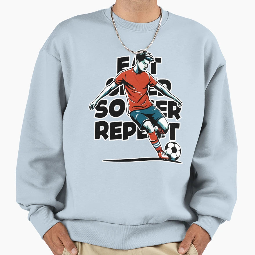 Soccer Soccer Player Sweatshirt - Casual Everyday Wear Unisex - T-Shirt, Sweatshirt, Hoodie
