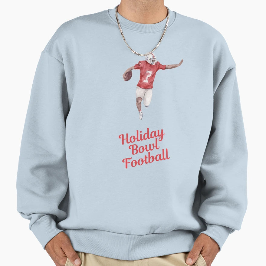 Holiday Bowl Football Sweatshirt - Custom Art Print Men Women - T-Shirt, Sweatshirt, Hoodie