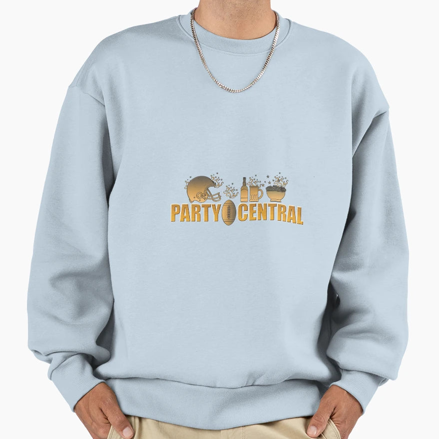 American Football Helmet Ball Beer Sweatshirt - Graphic Print for Adults - T-Shirt, Sweatshirt, Hoodie