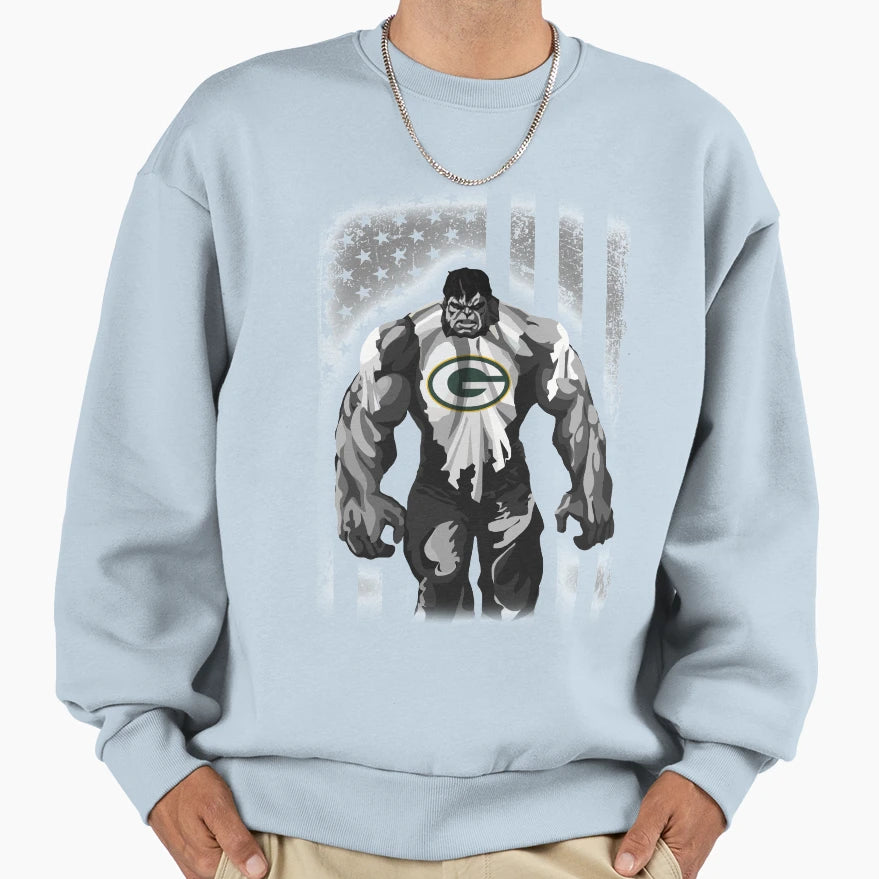 Green Bay P Ck Rs 11 Sweatshirt - Custom Art Print Men Women - T-Shirt, Sweatshirt, Hoodie