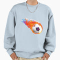 Fire Ball Sweatshirt - Trendy Graphic Unisex - T-Shirt, Sweatshirt, Hoodie