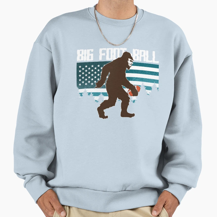 Big Foot Ball Sweatshirt - Novelty Apparel for Adults - T-Shirt, Sweatshirt, Hoodie