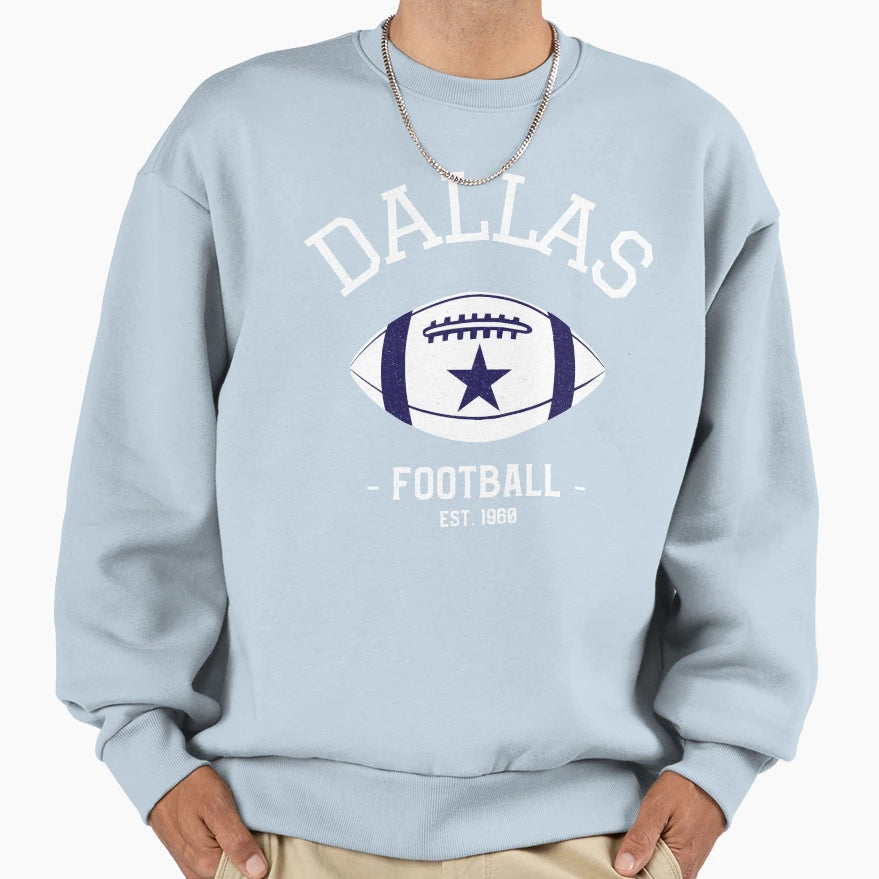 Dallas Football Sports Team Gift T-Shirt - Fun Novelty Design for Adults - T-Shirt, Sweatshirt, Hoodie