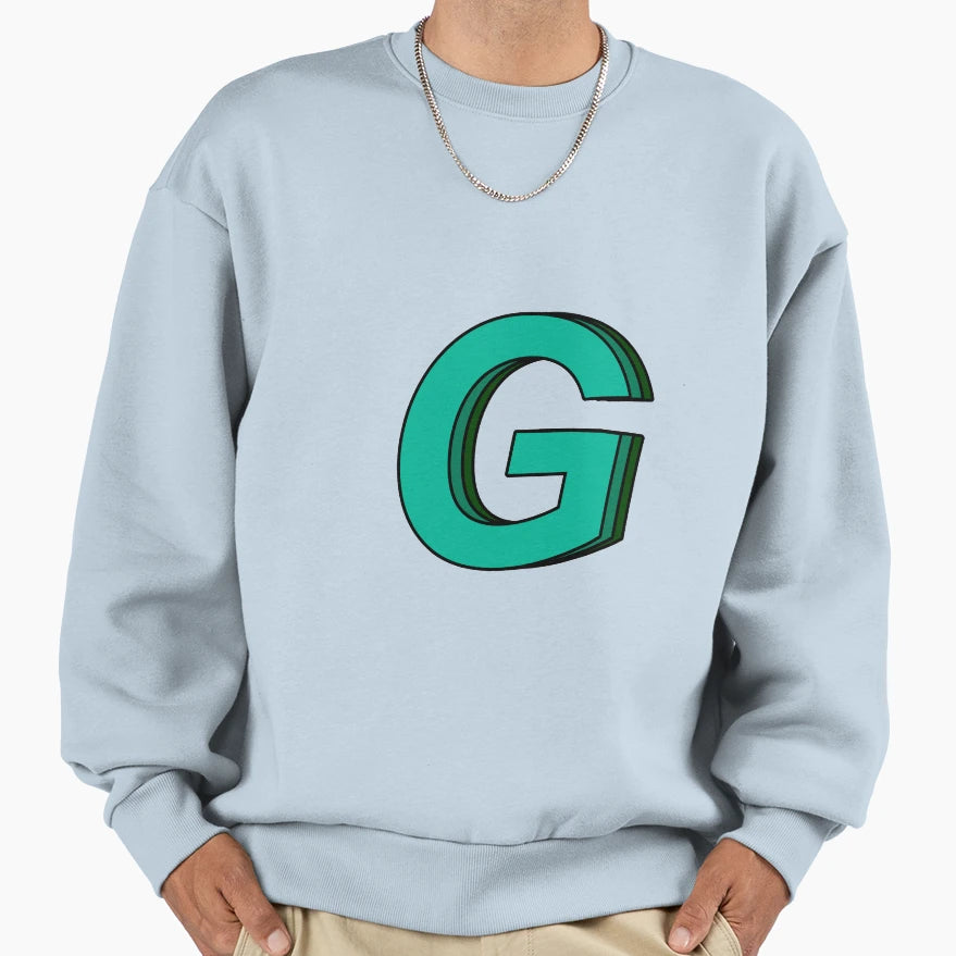 Green G Sweatshirt - Graphic Print Men Women - T-Shirt, Sweatshirt, Hoodie